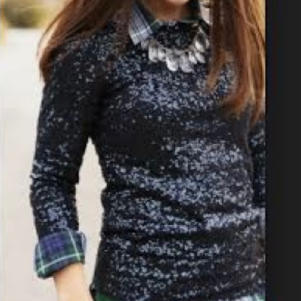 J Crew Sequin top